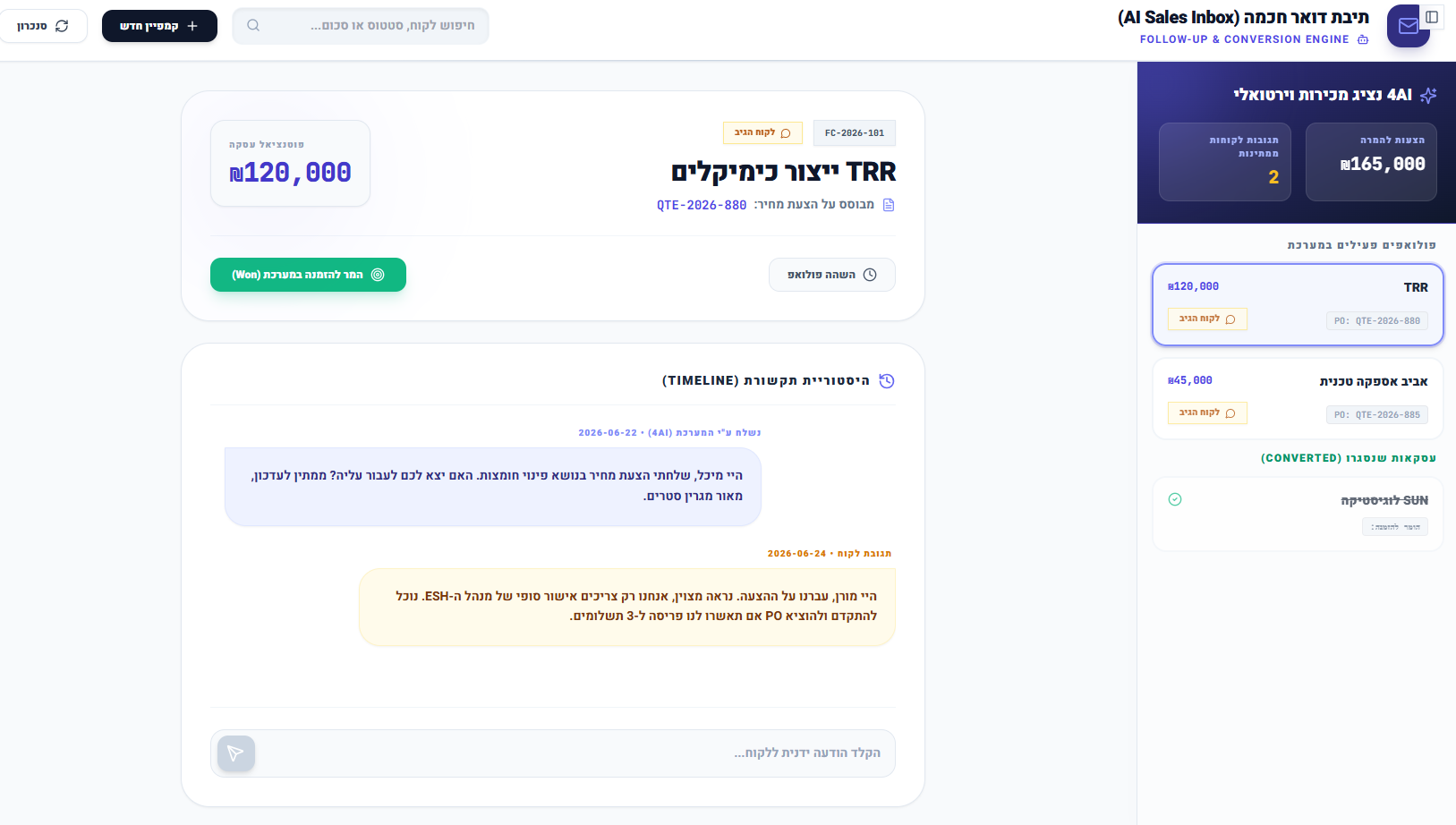AI Sales Inbox and Conversions